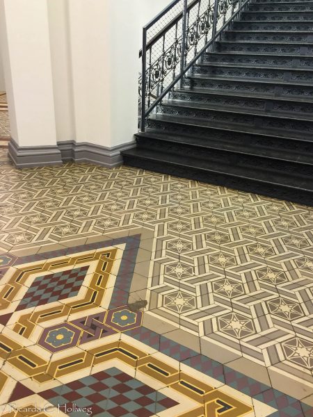 Beautiful pattern floor in Saaarbrucken