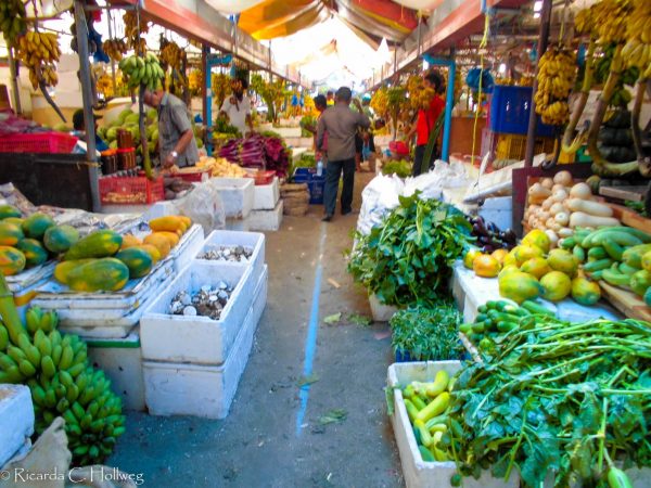 Gemüsemarkt auf den Makediven