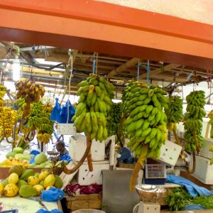 Bananen auf einem Markt in Malé
