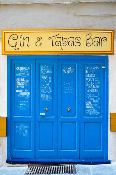 Gin und Tapas auf Malta