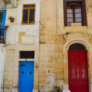 Hausfassade in Valletta