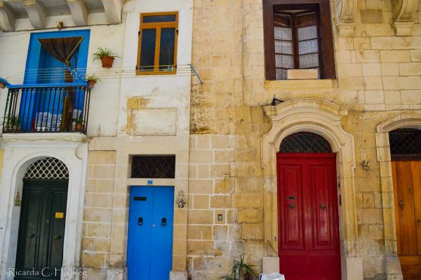 Hausfassade in Valletta