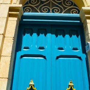 Blaue Tür auf Malta