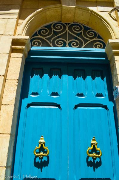 Blaue Tür auf Malta