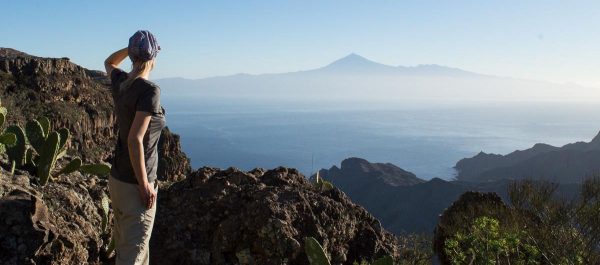 Blick auf den Teide von La Gomera