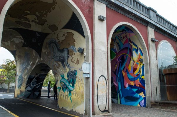 Street Art in einer Brücke in Santa Cruz de Tenerife