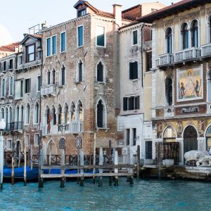 Prächtige Palazzi des Canal Grande Venedig