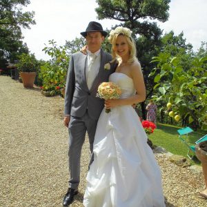 Heiraten in Italien - im Garten