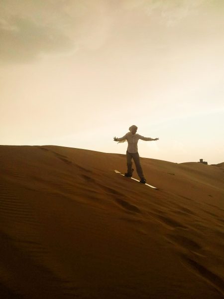 Sandboarding im Oman