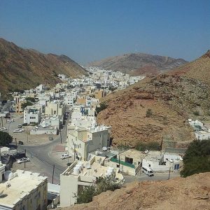 Typischer Blick in Muskat Oman