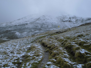 Snowy Alpine landscape at Pinzgauer Spaziergang