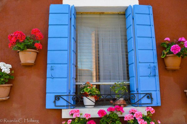 Blue window of Burano
