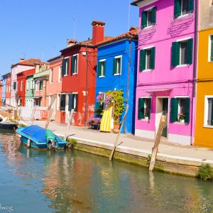 Contrasting colours of Burano