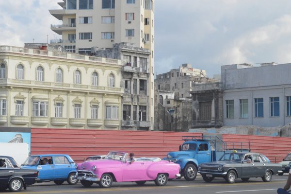 Colorful oldtimers at the Malecón
