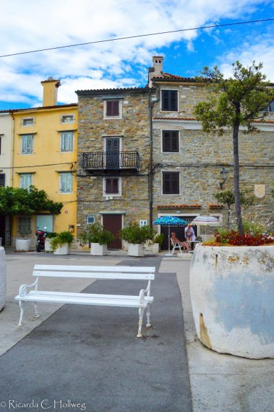 Bench in the Old Town of Piran