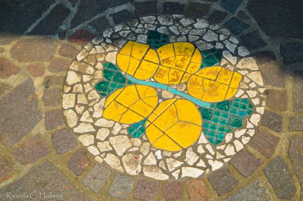 Street mosaic in Limone sul Garda