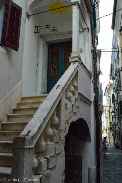 Beautiful Stairway in Piran