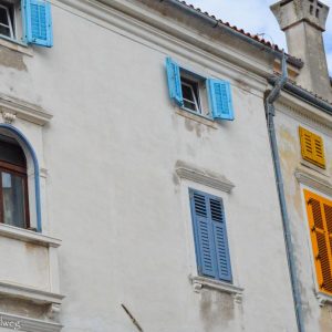 Colorful Window Shutters in Piran