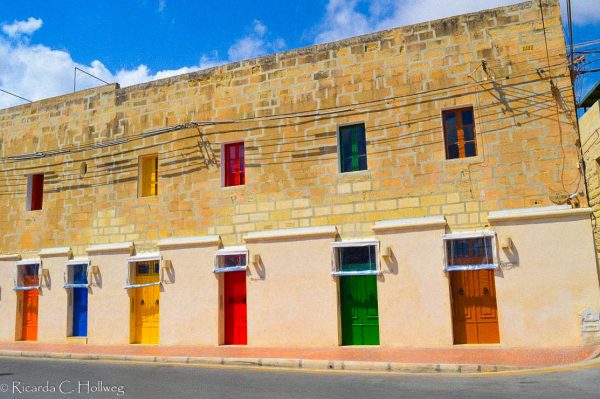 Colorful doors on Malta