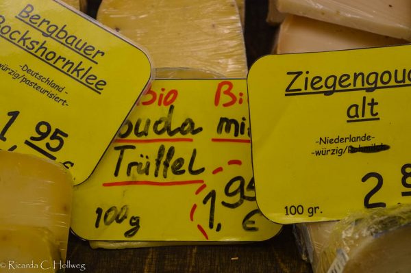 Truffle cheese at the Viktualienmarkt