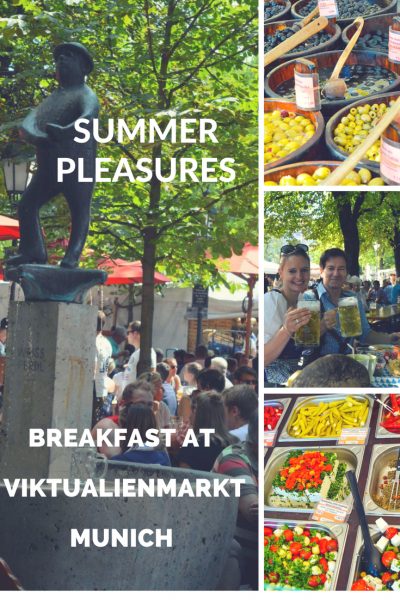 Summer pleasures Breakfast at Viktukualienmarkt Munich
