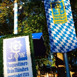 Bavarian flag at Alter Wirt