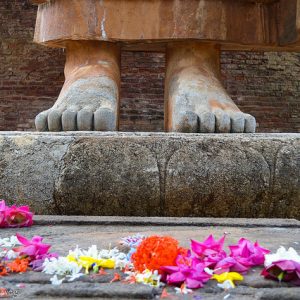 Buddha's feet in Sri Lanka