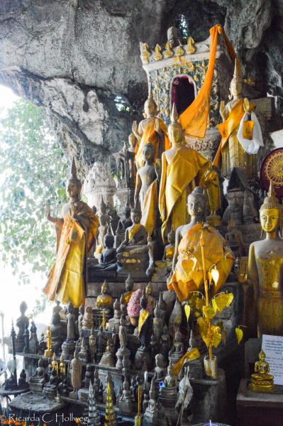 Pak Ou Caves with many Buddhas