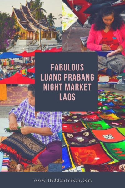 Pinterest Pin Luang Prabang Night Market English