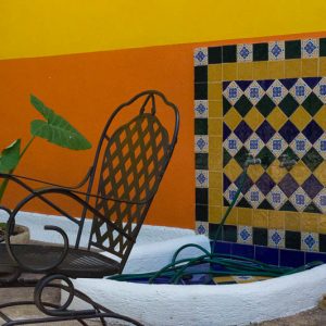 charming details in a patio in Mérida Mexico