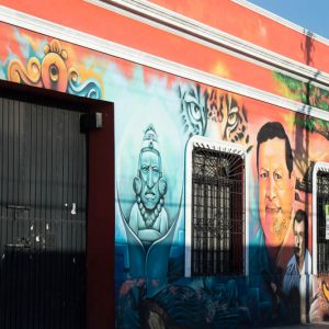 Creative street art in Mérida Mexico