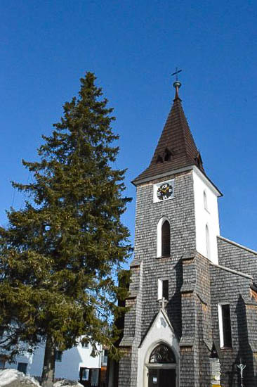 Church of Kvilda Šumava