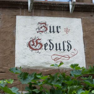 Writing on a wall in Stein am Rhein