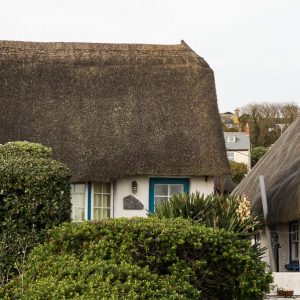 Thatched roof cottages Cadgwith