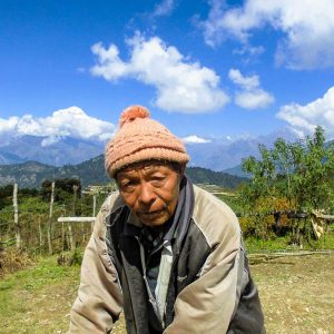 Farmer met by Community Trekking in Nepal