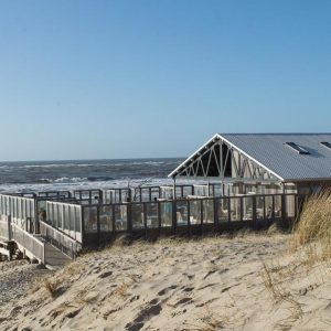 Beach restaurant on Texel