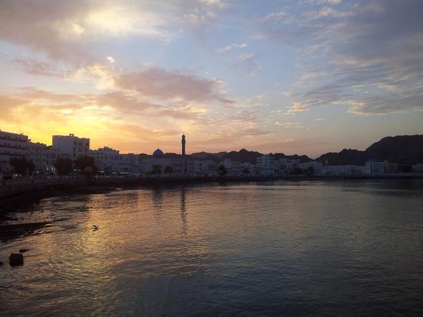 unset in Mutrah in Muscat