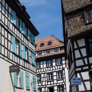 Half-timbered architecture in Strasbourg