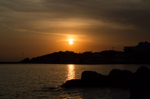 Sunset in Tinos