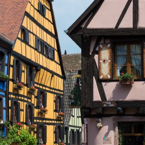 Variety of color in Riquewihr