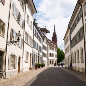 Alley in the old town of Basel