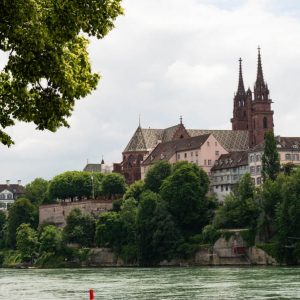View on Grossbasel from the Rhine river