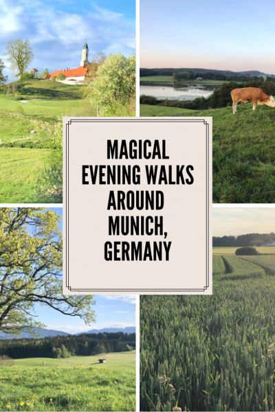 Beautiful evening strolls near Munich