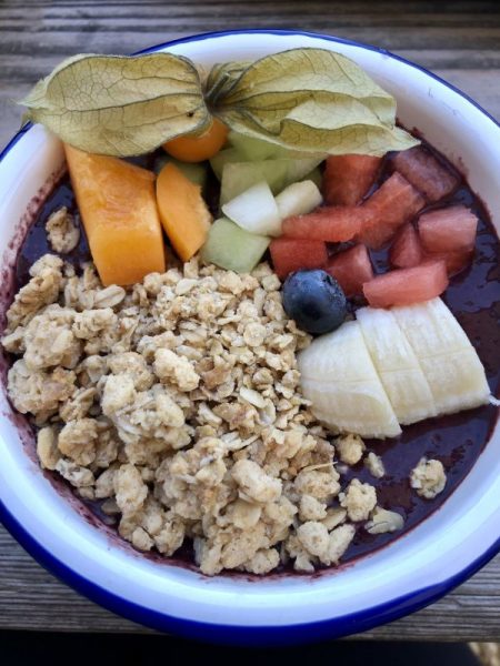 Acai bowl at Schusters in Bad Wiessee