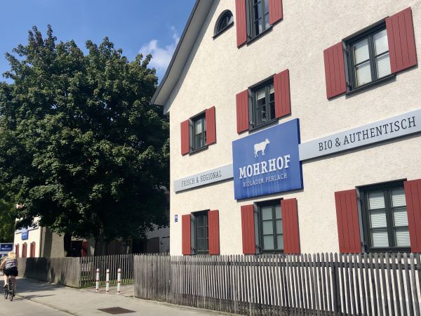 Mohrhof Bioladen Perlach im Sommer